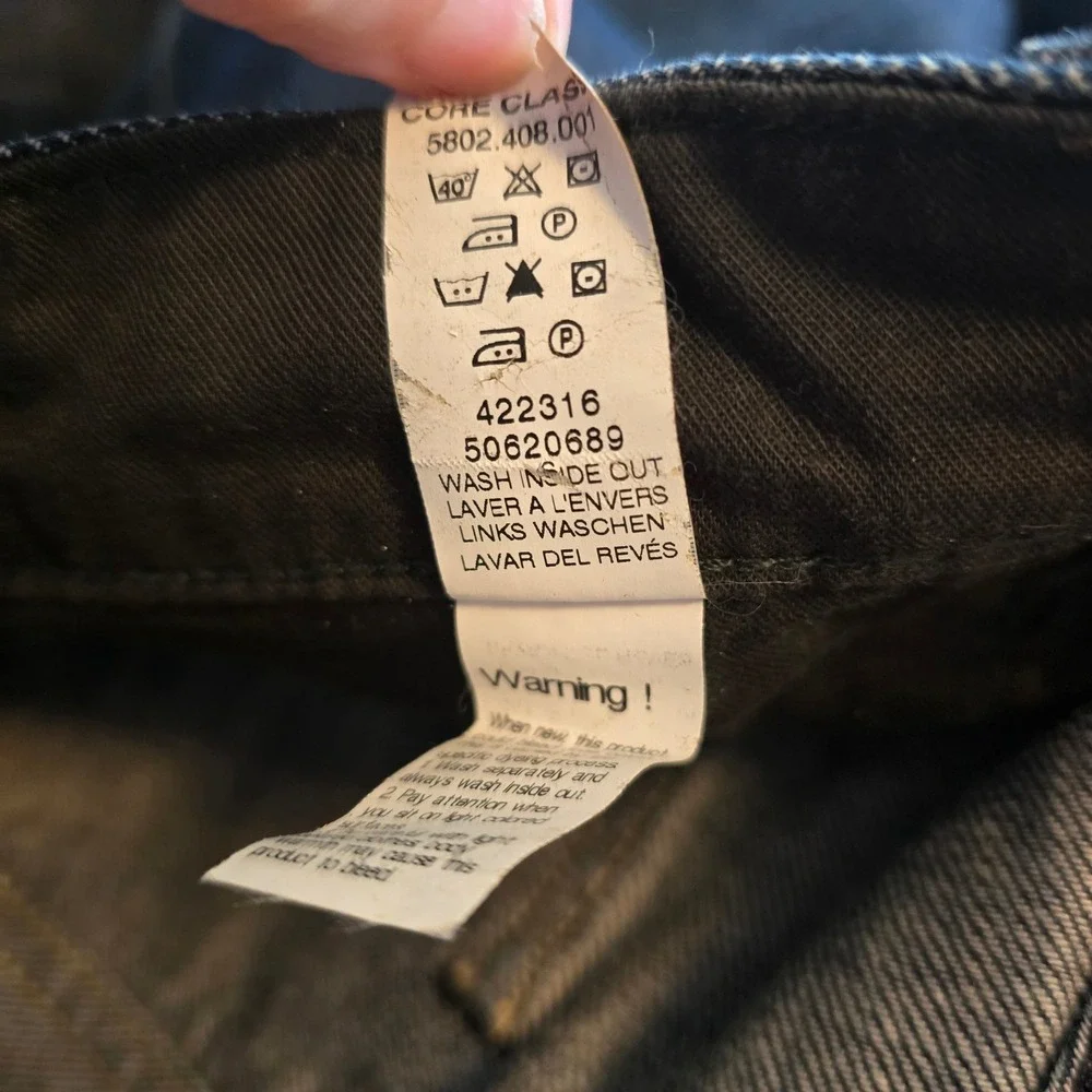 G-Star‎ Raw Core Classic Mens Dark Wash Straight Leg Denim Jeans size 33x32